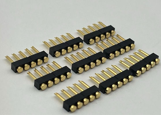 2.54mm Pitch Pogo Pin Connector Solder Tipi Kadın Pogo Pin 1x05P