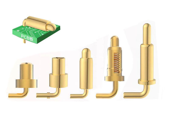 2.54mm Pogo Pin Bağlayıcıları için Özel Eğiliş Tipi Bahar Pogo Pin