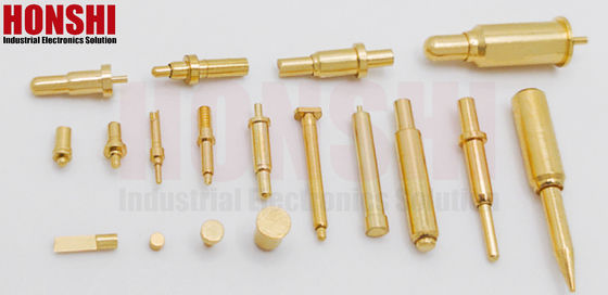 Filtre Türü Pogo Pin Bağlantısı Bakır Dia8.0 Baharlı Yüklü Pogo Pin