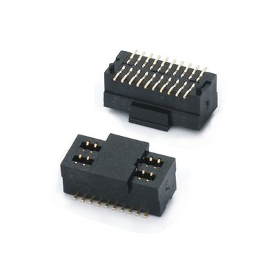 10 - 100 Pin Yüksek Hızlı Yönetim Kurulu Yönetim Kurulu Bağlantısı 0.8mm Pitch Kadın Başlık Bağlantısı