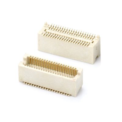 10 - 100 Pin Yüksek Hızlı Yönetim Kurulu Yönetim Kurulu Bağlantısı 0.8mm Pitch Kadın Başlık Bağlantısı