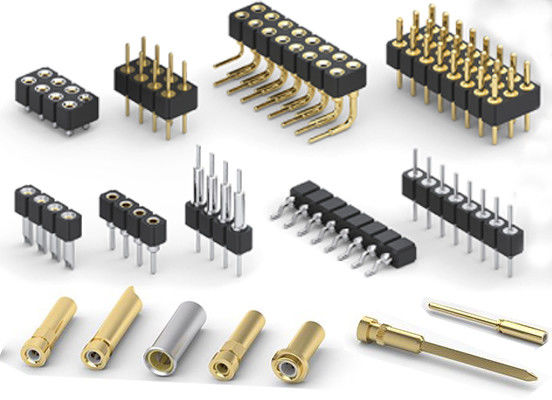 1.27mm 2.0mm 2.54mm Yuvarlak Pin Başlığı PCB Bağlantısı İşlenmiş Pin Başlığı SMT Tipi