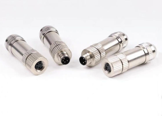M8 IP67 Dairesel Bağlantı Erkek kalkan fiş 3 4 5 6 8 Pin Montaj Tip Bağlantısı