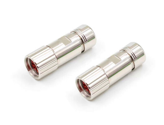 M23 Güç Çember Kablo Bağlayıcısı 6 Pin Servo Kodlayıcı Kadın Erkek Crimp Kablo Plug