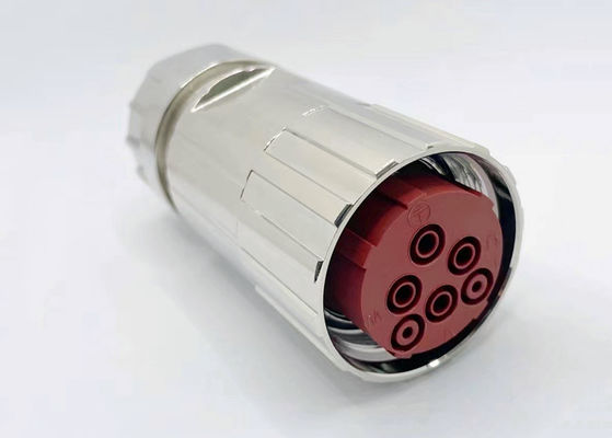 Dairesel M40 Güç Bağlayıcısı 6 Pin Servo Encoder Kadın Crimp Kablo Plug