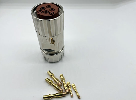Dairesel M40 Güç Bağlayıcısı 6 Pin Servo Encoder Kadın Crimp Kablo Plug