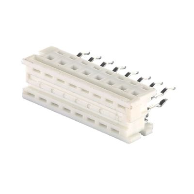1.27mm Pitch White IDC Bağlantısı 4 6 8 10 20 24 Pin Düz Kablo Bağlantısı