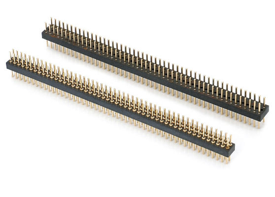 1.27mm 2.0mm 2.54mm Yuvarlak Pin Başlığı PCB Bağlantısı İşlenmiş Pin Başlığı SMT Tipi