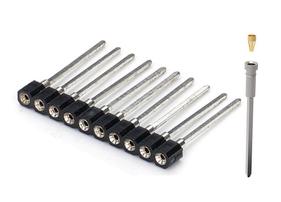 Çift Sıralı PCB Yuvarlak Pin Başlık Bağlantısı İşlenmiş Kadın Başlık 1.27mm 2.0mm 2.54mm