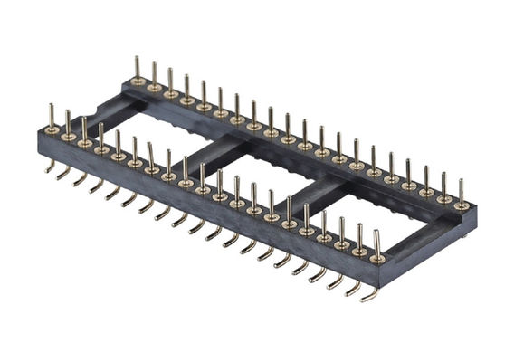 İşlenmiş Yuvarlak Pin Başlığı SMT Tipi PCB H3.0mm 6 Pin - 64 Pin IC Soket