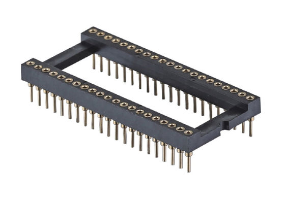 İşlenmiş Yuvarlak Pin Başlığı SMT Tipi PCB H3.0mm 6 Pin - 64 Pin IC Soket