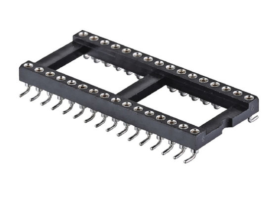 İşlenmiş Yuvarlak Pin Başlığı SMT Tipi PCB H3.0mm 6 Pin - 64 Pin IC Soket