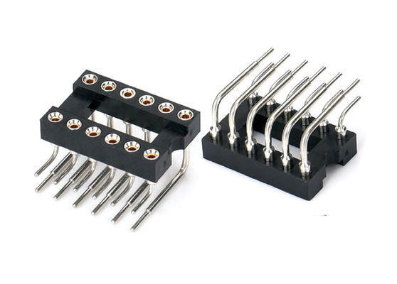 2.54mm IC Soket Yuvarlak Kadın Başlık Bağlantısı SMT Tip 6Pin 10Pin 28Pin 64Pin