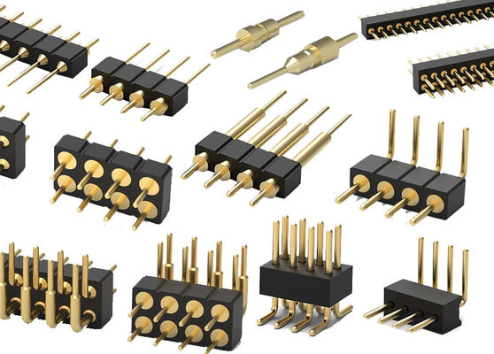 1.27mm 2.0mm 2.54mm Yuvarlak Pin Başlığı PCB Bağlantısı İşlenmiş Pin Başlığı SMT Tipi