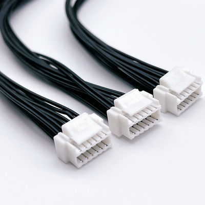 OEM ODM Kablo Harness Montajı 1.5mm Pitch 12 Pin Erkek Kadın Fiş Bağlantısı