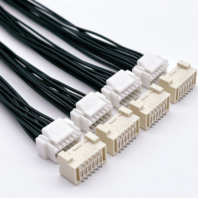 OEM ODM Kablo Harness Montajı 1.5mm Pitch 12 Pin Erkek Kadın Fiş Bağlantısı
