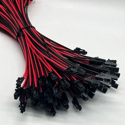 Molex 2.54mm 2P Kadın Bağlantısı M4 Yuvarlak Terminal ile Tel Kablosu UL1007 22AWG Kablosu