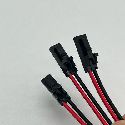 Molex 2.54mm 2P Kadın Bağlantısı M4 Yuvarlak Terminal ile Tel Kablosu UL1007 22AWG Kablosu