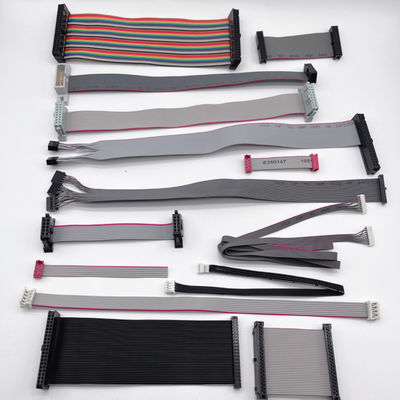 D-sub DB9'dan FC-10p'ye 2.54mm Flat Ribbon Kablo Erkek Kadın 10 26 Pin IDC Bağlantı Kablosu