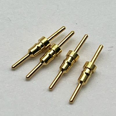 CNC İşlenmiş Kontak Pin Bakır Bağlantı Bakır Fişlik Pin Elektrikli Yuvarlak Pin 10.0mm
