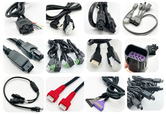 3.0 mm Pitch Dikdörtgen Kablo Molex Mini-Fit 8Position Crimp Connector Kalıp Kablo
