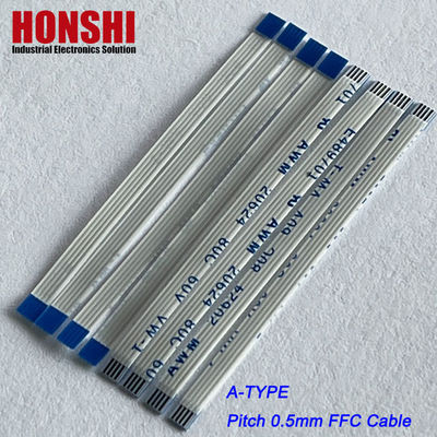 Flat Flex Connectors AWM 20624 0.5mm Pitch 4 Pin Flexible Flat Ribbon Kablo Montajı