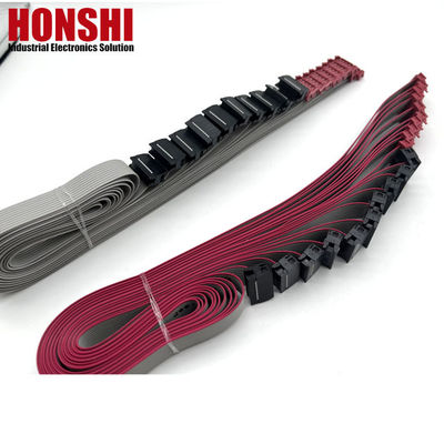 UL2651 IDC bağlantısı olan düz kablo 8 10 20 30 34 36 40 64 Pin Ribbon IDC kablosu