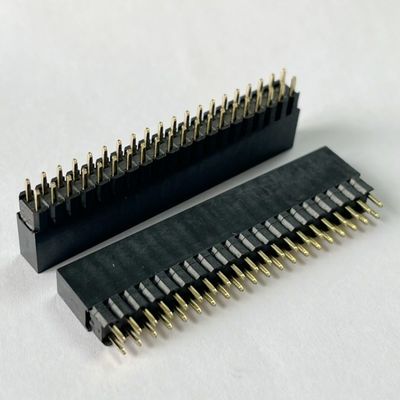 2.54mm Pitch Dual Row H8.5mm Board To Board Connector Kadın Pin Header Connector