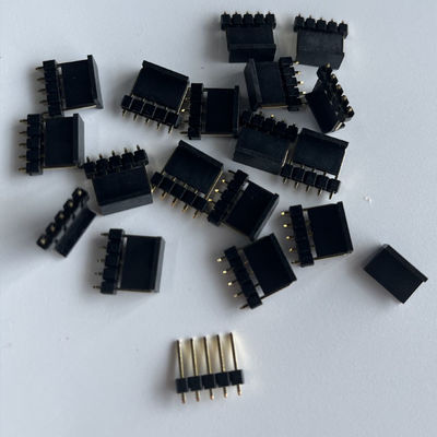 2.54mm Pitch Pin Header Bağlantısı 5 Pin Düz Kapalı Board To Board Bağlantısı