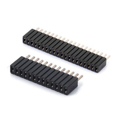 1.0 Kadın Başlık Dip Çift Satır Düz PA6T Siyah 2pin-100pin Board To Board konektörü