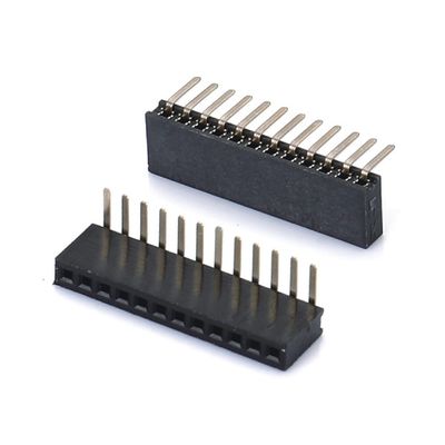 1.0 Kadın Başlık Dip Çift Satır Düz PA6T Siyah 2pin-100pin Board To Board konektörü