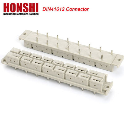 5.08mm DIN 41612 Bağlantı 2 Satır 15P Kadın Güç Türü PCB Dikey Kadın 7+8 P 15Pin