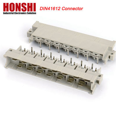 5.08mm DIN 41612 Bağlantı 2 Satır 15P Kadın Güç Türü PCB Dikey Kadın 7+8 P 15Pin