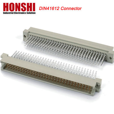 5.08mm DIN 41612 Bağlantı 2 Satır 15P Kadın Güç Türü PCB Dikey Kadın 7+8 P 15Pin
