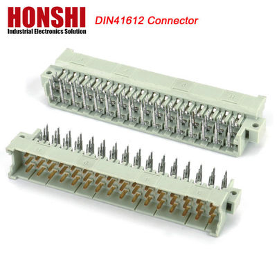 PCB Sağ Köşeli Er 48P 3 Satır DIN41612 Bağlantısı, 90 Derece R/A PCB Er 3*16P 48Pin