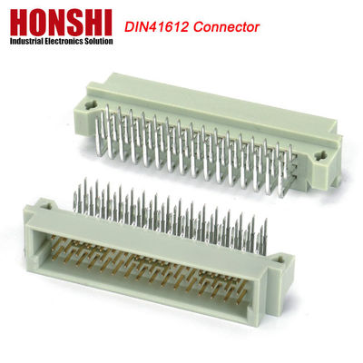 Euro Din 41612 Bağlantı 3 Satır Plug Başlığı Erkek Eurocard Bağlantıları 48 Pin Sağ Köşede