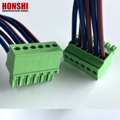 3.5mm Kadın Bağlanabilir Terminal Blok Tel ve Kablolar Montaj Üretici Kablo Harness