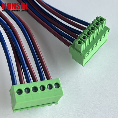 3.5mm Kadın Bağlanabilir Terminal Blok Tel ve Kablolar Montaj Üretici Kablo Harness