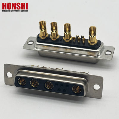 D-SUB 9W4 Kadın Altın Pin Lehimleyici Tel Tipi Bağlantıları 10A 20A 30A 40A