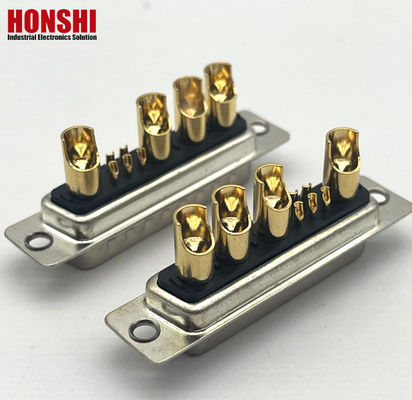 D-SUB 9W4 Kadın Altın Pin Lehimleyici Tel Tipi Bağlantıları 10A 20A 30A 40A