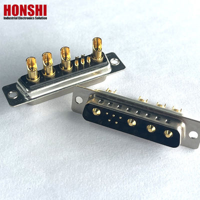 D-SUB 9W4 Kadın Altın Pin Lehimleyici Tel Tipi Bağlantıları 10A 20A 30A 40A