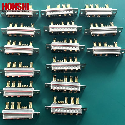 D-SUB 9W4 Kadın Altın Pin Lehimleyici Tel Tipi Bağlantıları 10A 20A 30A 40A