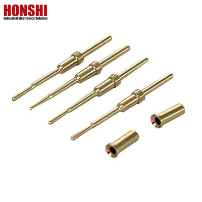 Custom Brass Terminal Pin For Plug CNC Turning Lathe Pogo Pins Bağlantısı