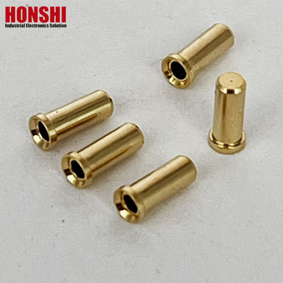 2.32mm Dairesel Bağlantı Bağlantıları Kadın Bakır Pin Altın Kaplama Bağlantı Pin