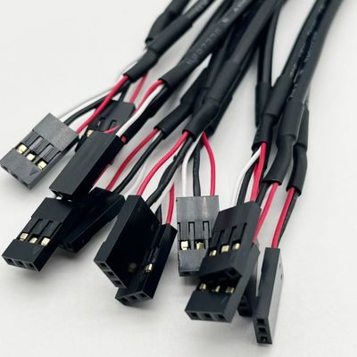 Özel 2.54mm Dupont Line Erkek Kadın Jumper Kablo Harness Dupont Kablo 15cm Siyah