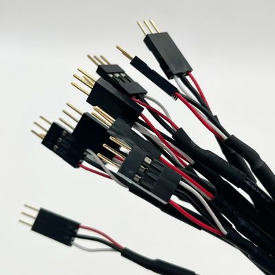 Özel 2.54mm Dupont Line Erkek Kadın Jumper Kablo Harness Dupont Kablo 15cm Siyah