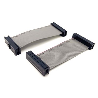 Ul 2561 28 Gauge 2.54 Pitch Dip Kablo Montajı Idc 20 Pin Flat Ribbon Kablo Tel Harness