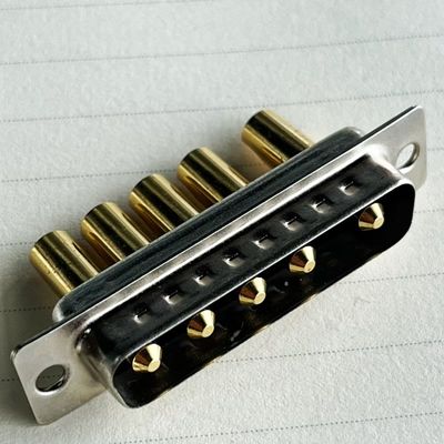 ISO9001 5w5 Dusb Pcb Erkek Dip Erkek Kombo Dsub Rf Koaksiyel 9w4 Güç 7w2 Yüksek Akım D Sub Db 8w8 40a Bağlantısı