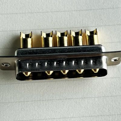 ISO9001 5w5 Dusb Pcb Erkek Dip Erkek Kombo Dsub Rf Koaksiyel 9w4 Güç 7w2 Yüksek Akım D Sub Db 8w8 40a Bağlantısı