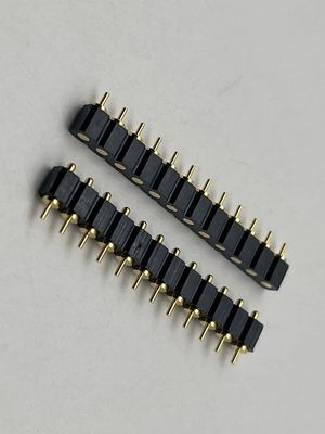SMT Tip Pogo Pin Docking Connector 4pin 10pin 12pin Yüksek dayanıklılık ve tuz sisine dirençli yayla yüklü temas